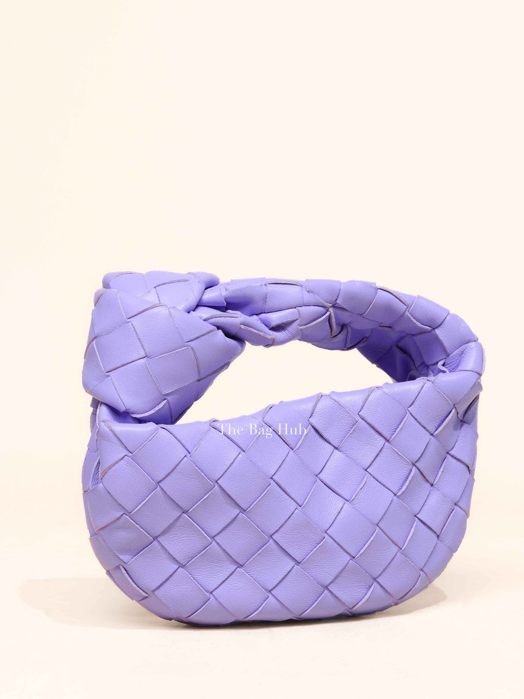 Bottega Veneta Purple Intrecciato Leather Mini Jodie Bag