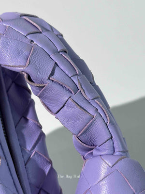 Bottega Veneta Purple Intrecciato Leather Mini Jodie Bag