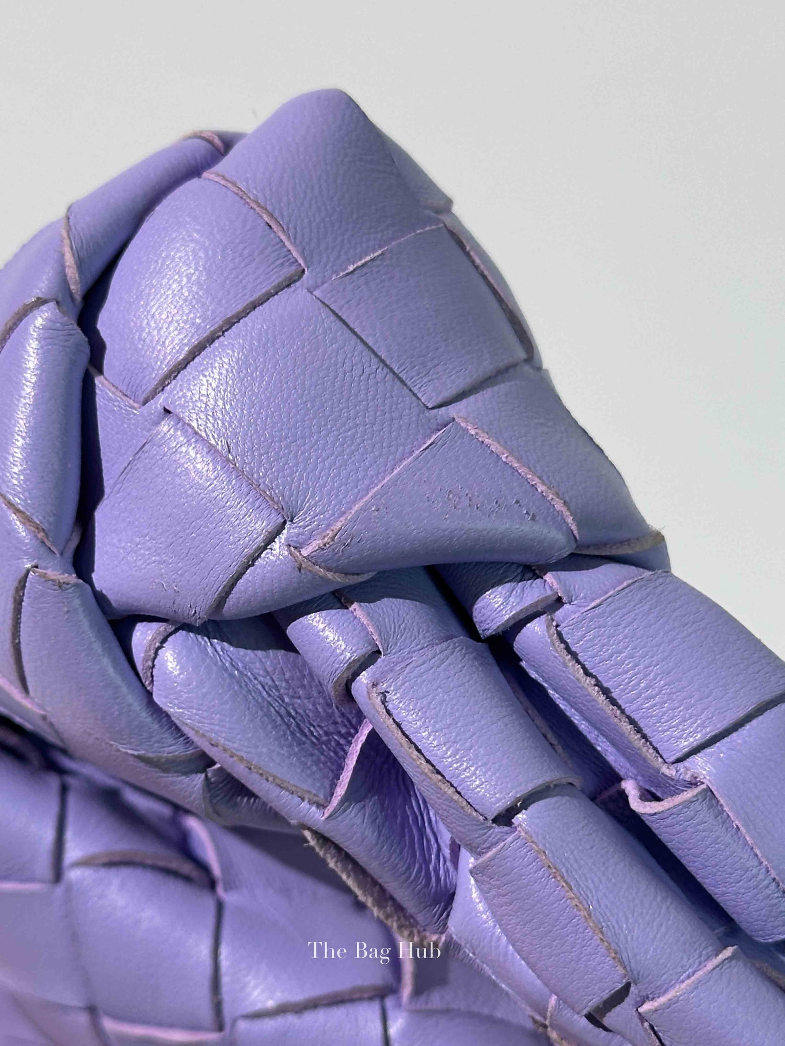 Bottega Veneta Purple Intrecciato Leather Mini Jodie Bag