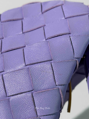 Bottega Veneta Purple Intrecciato Leather Mini Jodie Bag