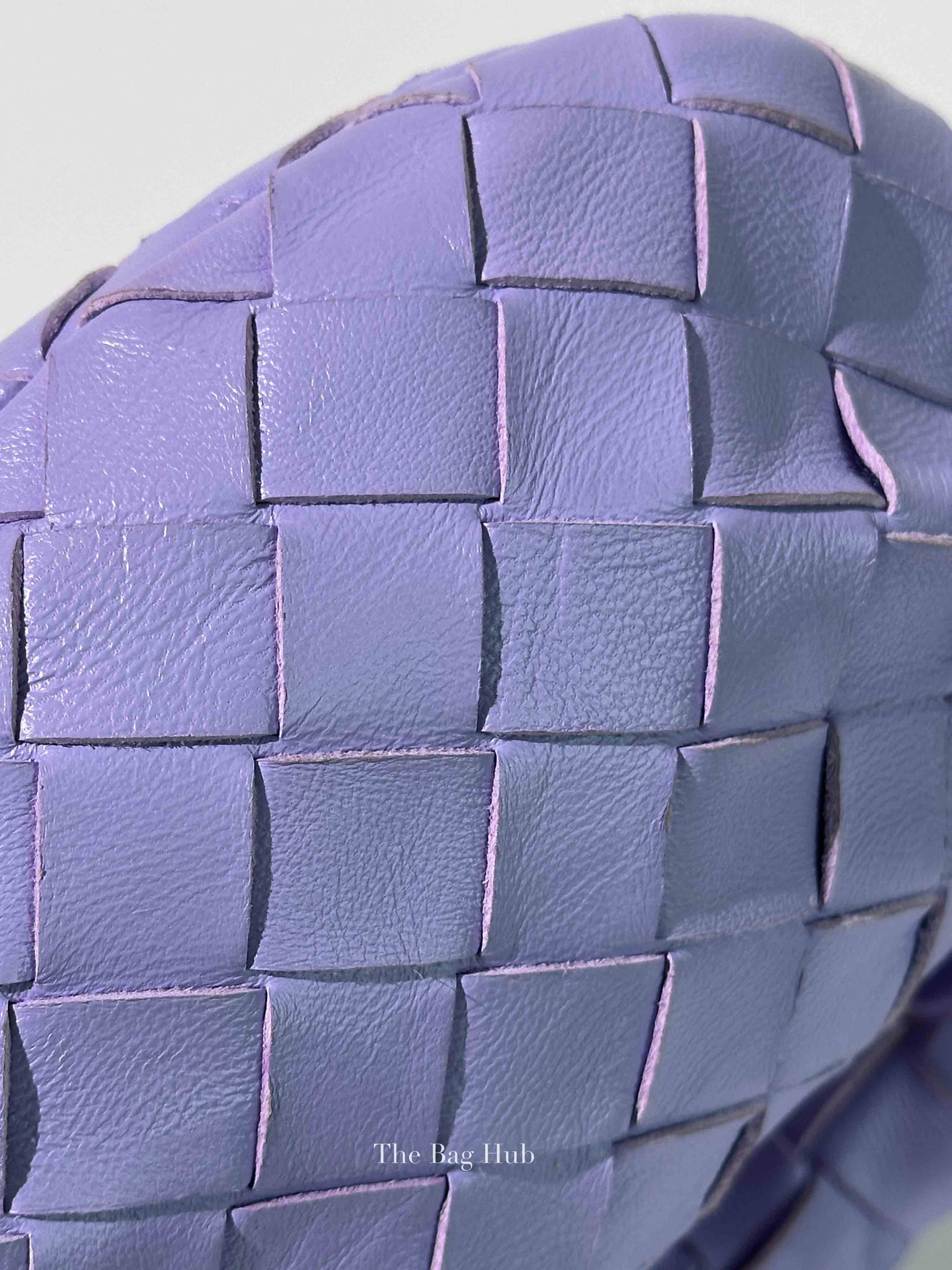 Bottega Veneta Purple Intrecciato Leather Mini Jodie Bag