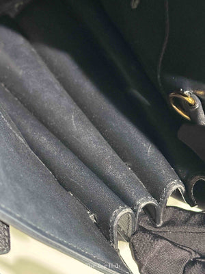 Saint Laurent Black Leather Baby Sac De Jour Handbag