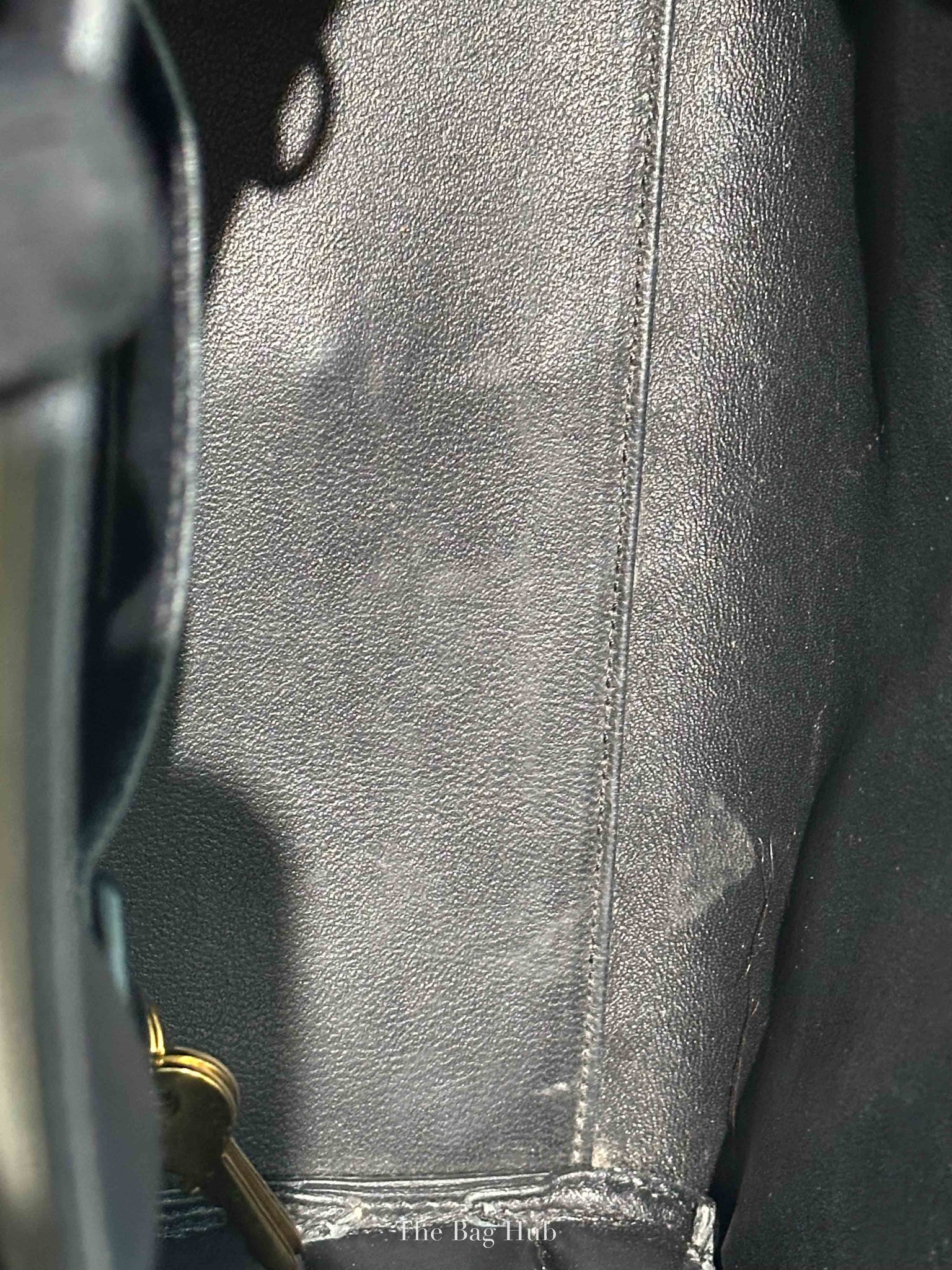 Saint Laurent Black Leather Baby Sac De Jour Handbag