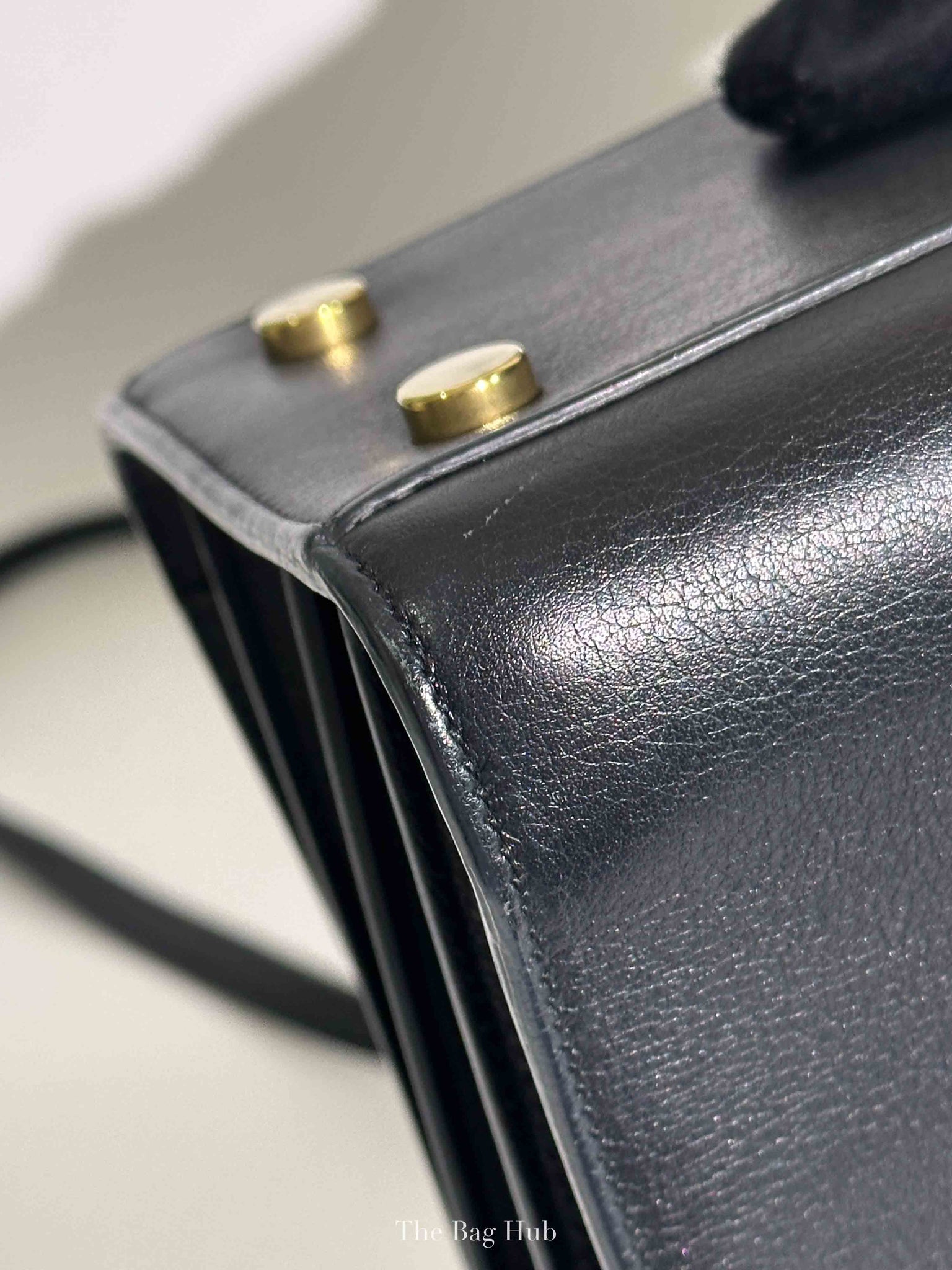 Saint Laurent Black Leather Baby Sac De Jour Handbag