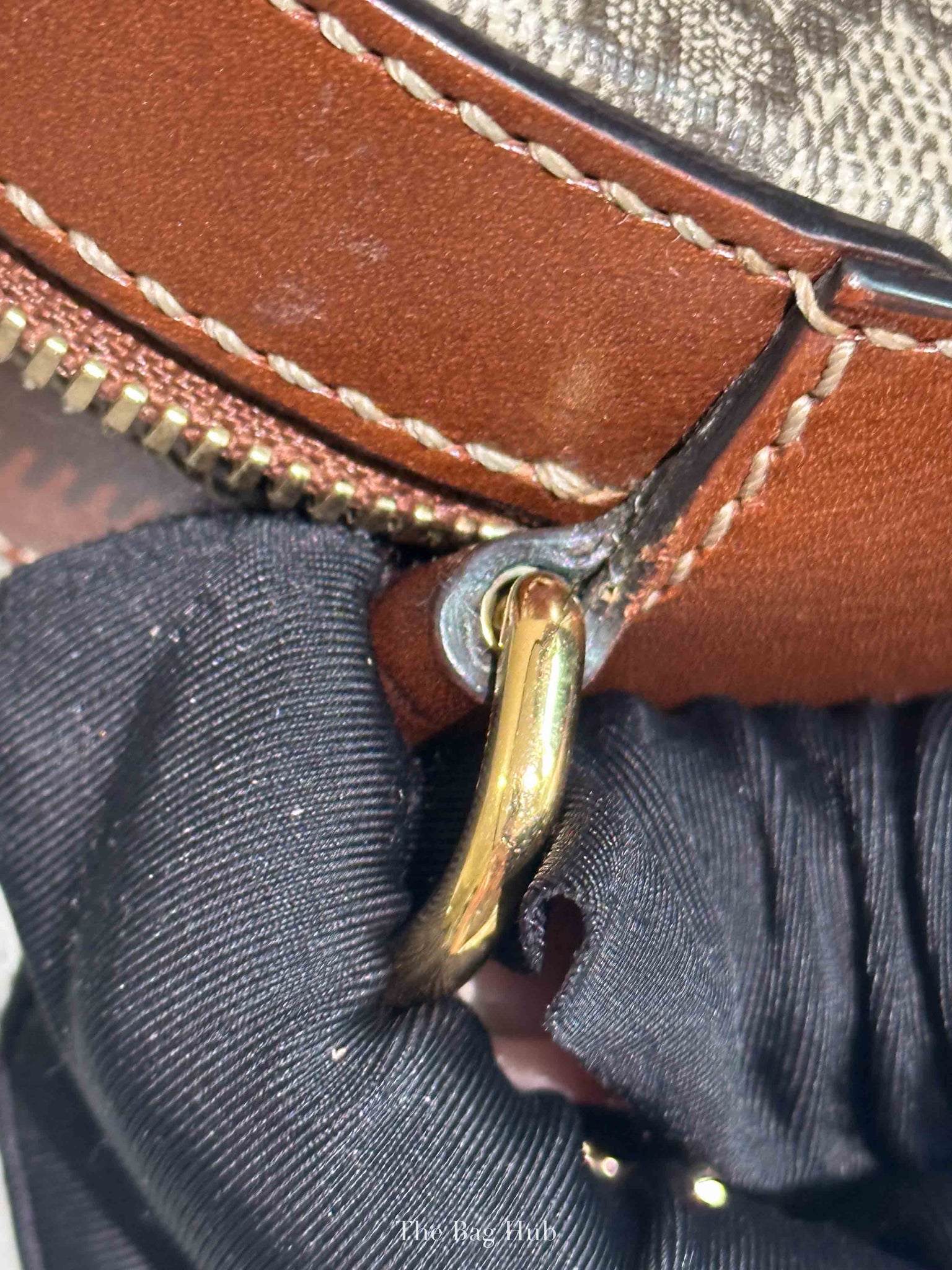 Gucci Brown Canvas GG Supreme Mini Chain Bag