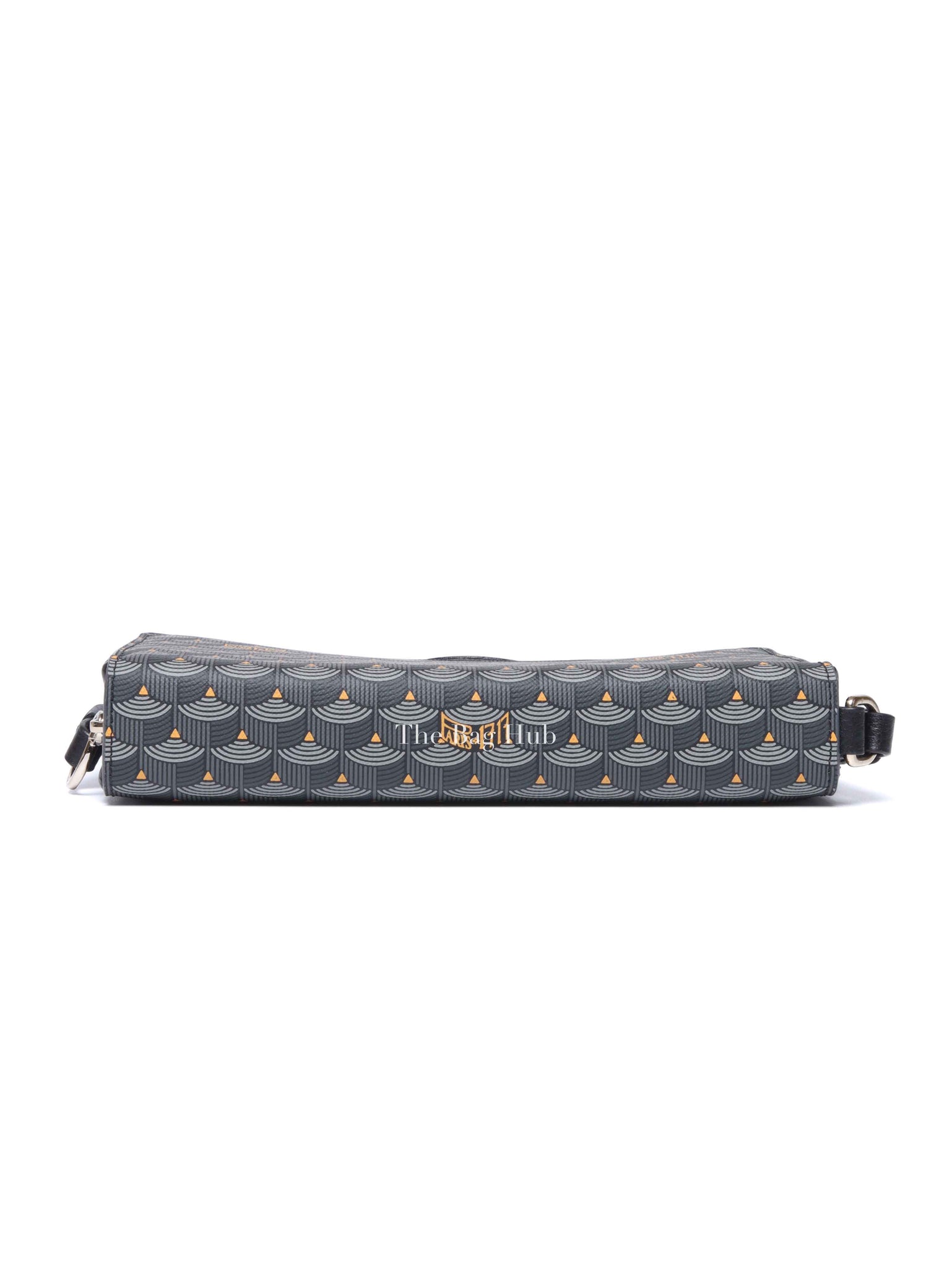 Faure Le Page Black Canvas Chasse Gardée Wallet With Strap