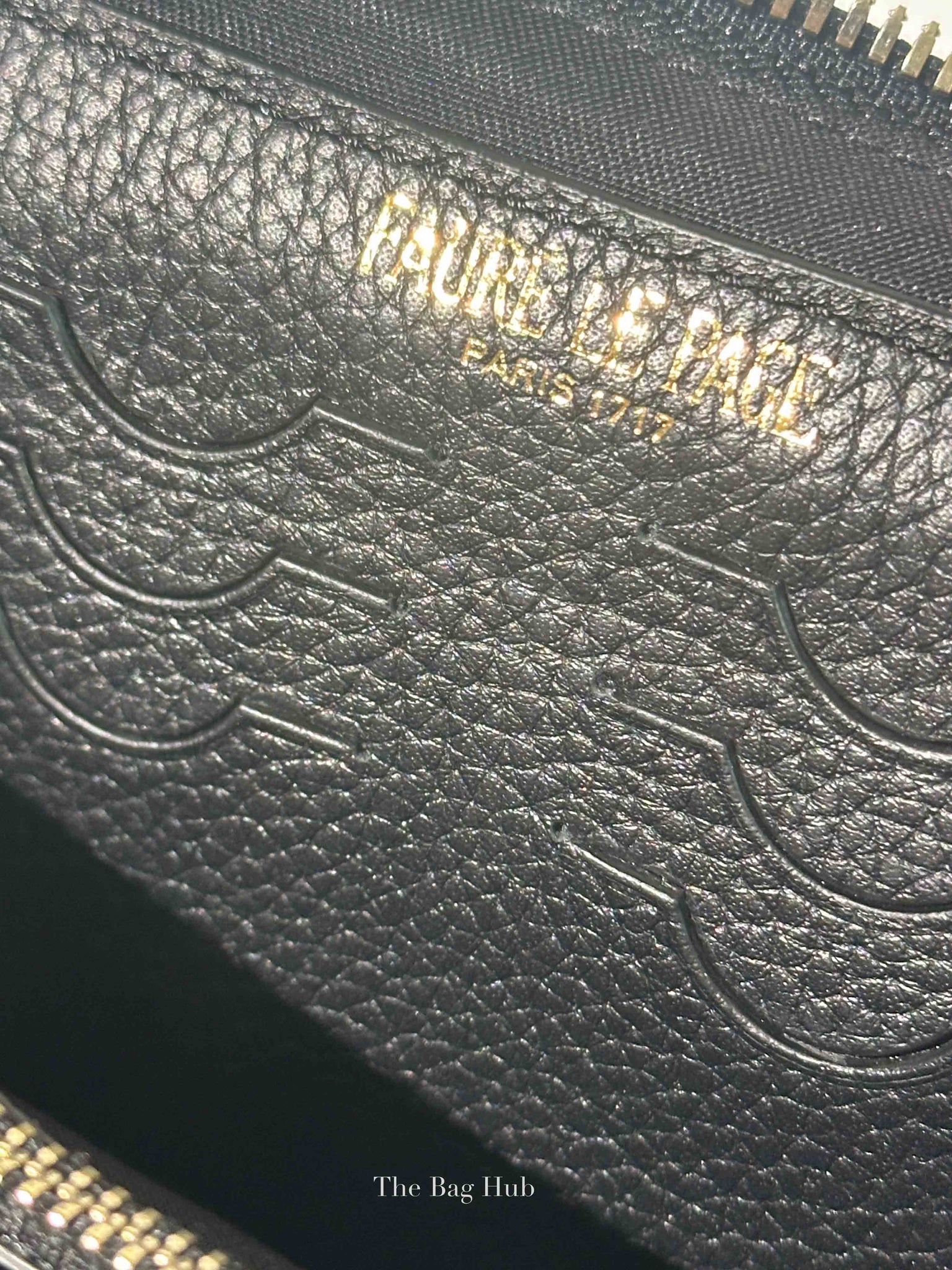 Faure Le Page Black Canvas Chasse Gardée Wallet With Strap