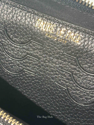 Faure Le Page Black Canvas Chasse Gardée Wallet With Strap