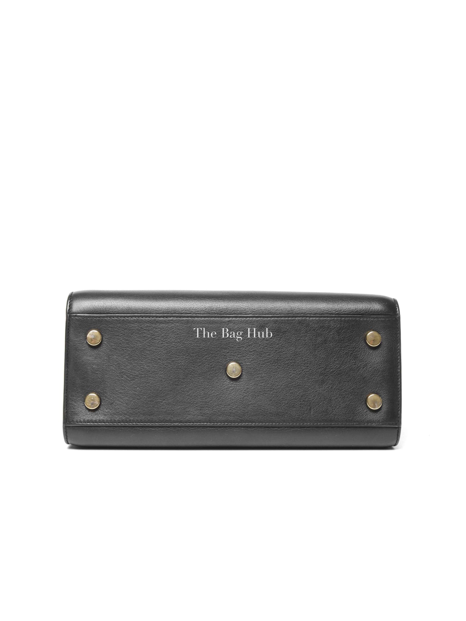 Saint Laurent Black Leather Baby Sac De Jour Handbag