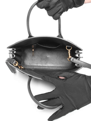 Saint Laurent Black Leather Baby Sac De Jour Handbag