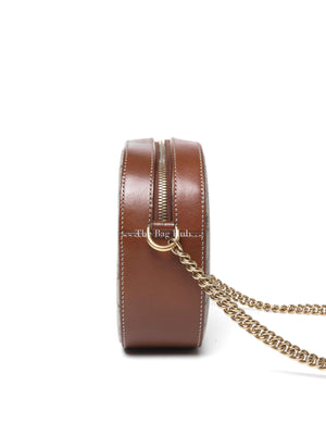 Gucci Brown Canvas GG Supreme Mini Chain Bag