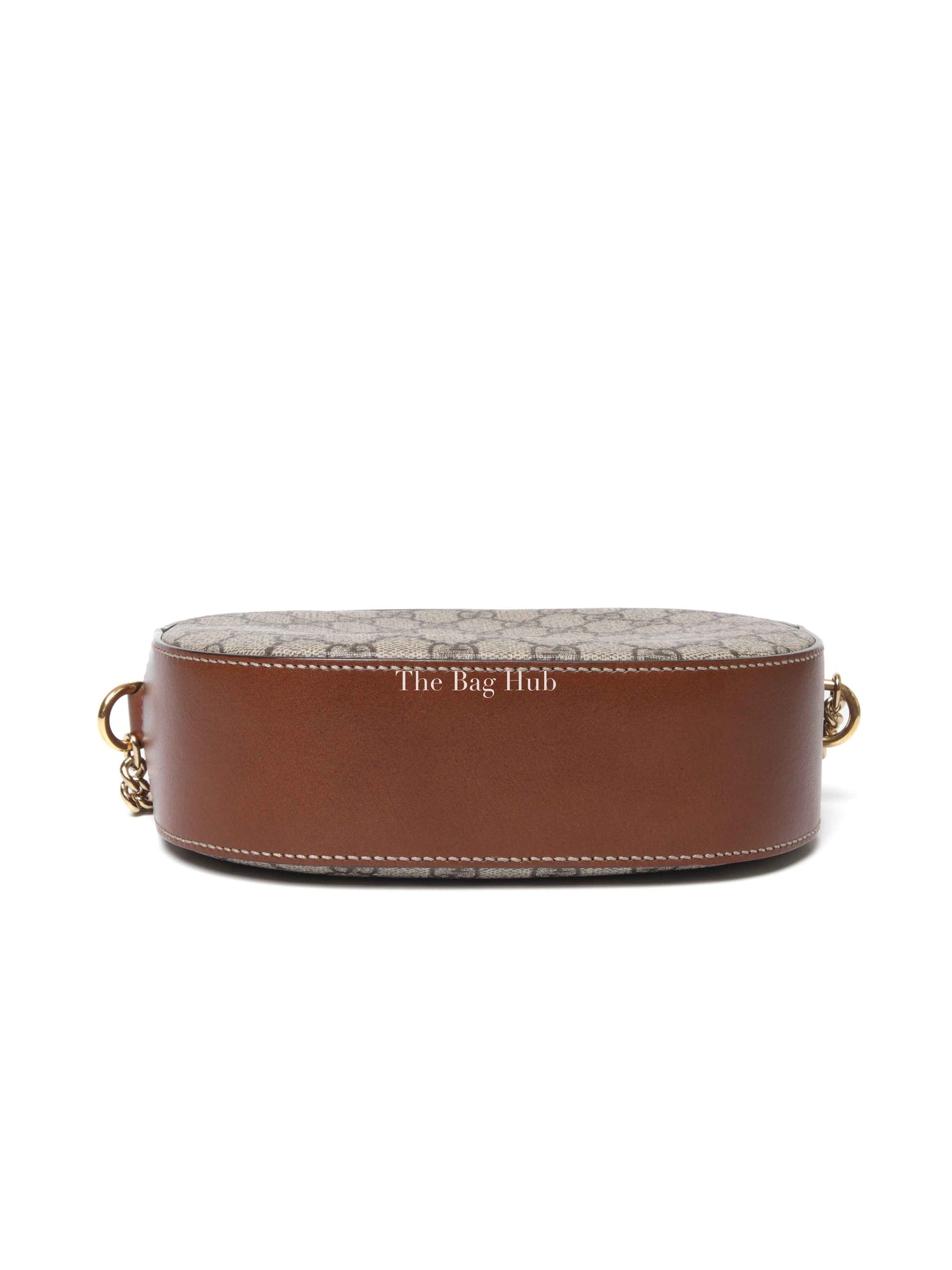 Gucci Brown Canvas GG Supreme Mini Chain Bag