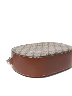 Gucci Brown Canvas GG Supreme Mini Chain Bag