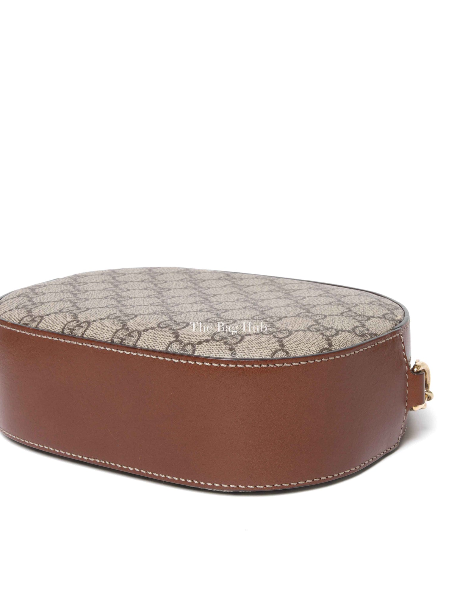 Gucci Brown Canvas GG Supreme Mini Chain Bag