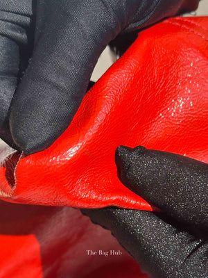 Yves Saint Laurent Red Patent Easy Y Bag
