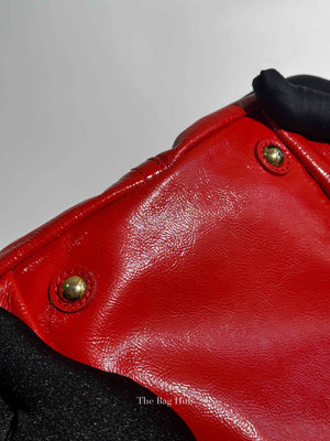 Yves Saint Laurent Red Patent Easy Y Bag