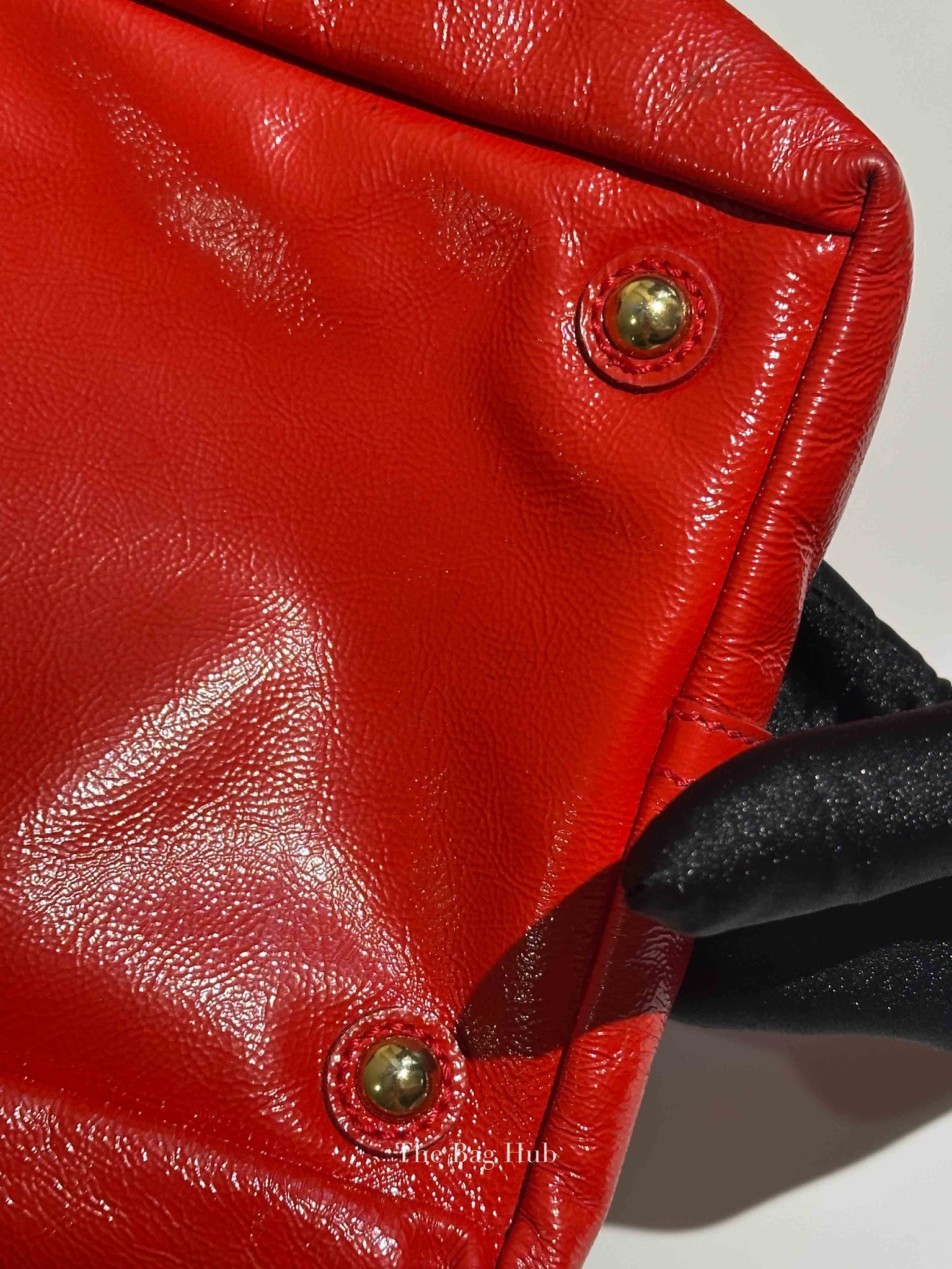 Yves Saint Laurent Red Patent Easy Y Bag