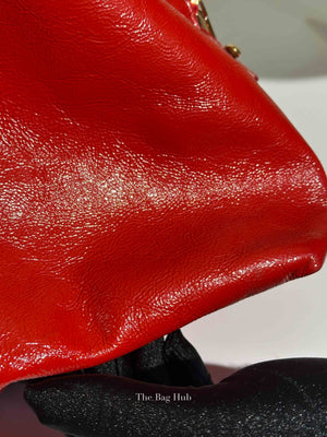 Yves Saint Laurent Red Patent Easy Y Bag