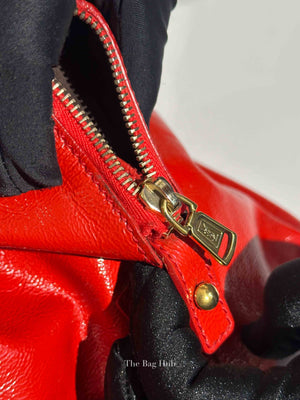 Yves Saint Laurent Red Patent Easy Y Bag