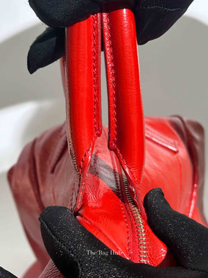 Yves Saint Laurent Red Patent Easy Y Bag
