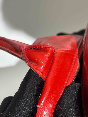 Yves Saint Laurent Red Patent Easy Y Bag