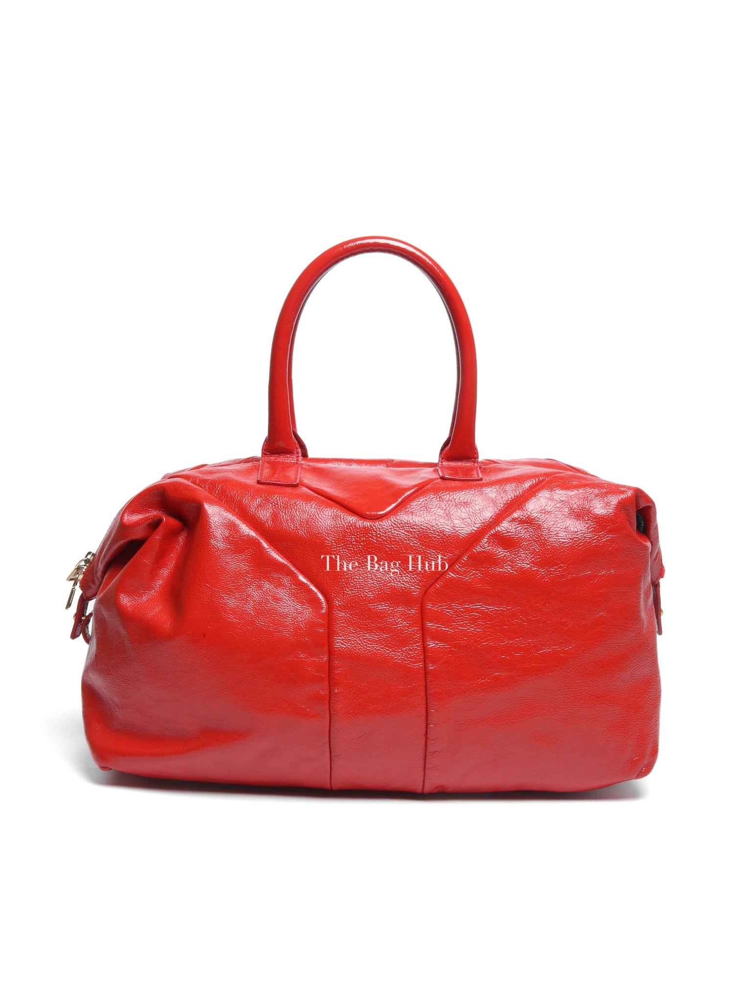 Yves Saint Laurent Red Patent Easy Y Bag