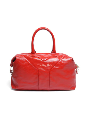 Yves Saint Laurent Red Patent Easy Y Bag