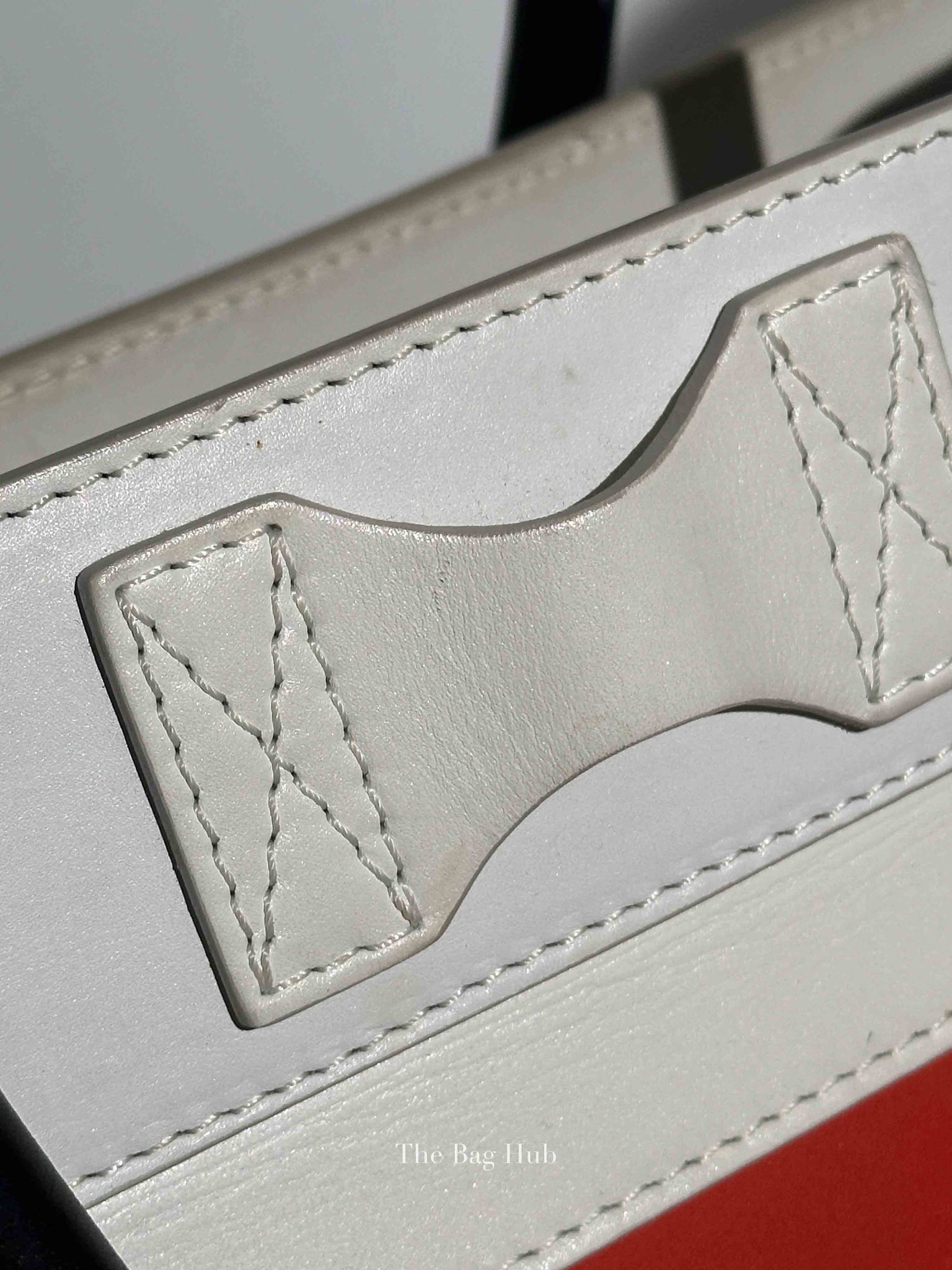 Celine Tri-Color Drummed Calfskin Mini Luggage Tote Bag