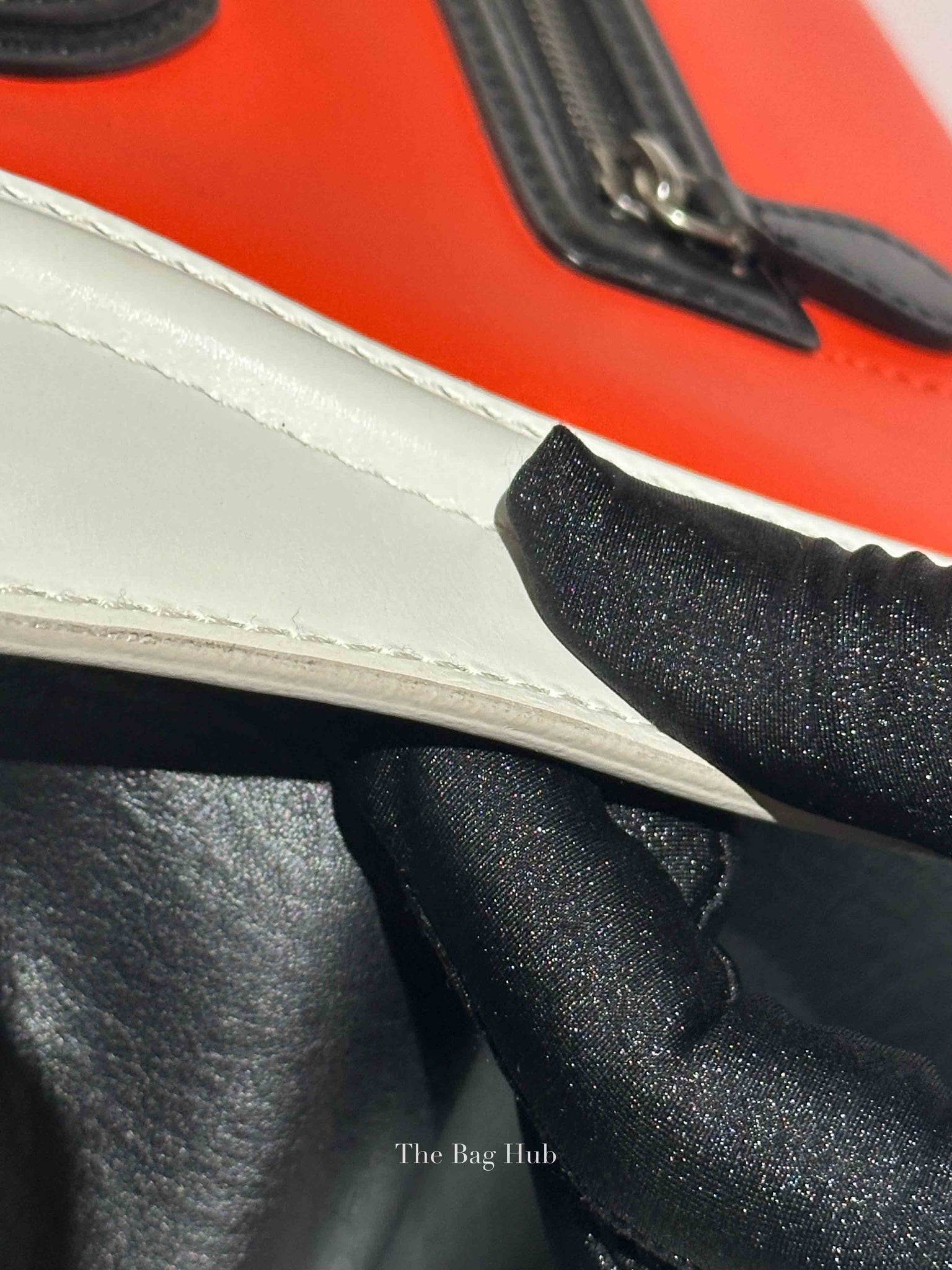 Celine Tri-Color Drummed Calfskin Mini Luggage Tote Bag