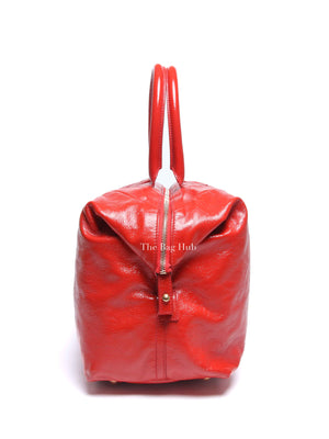 Yves Saint Laurent Red Patent Easy Y Bag