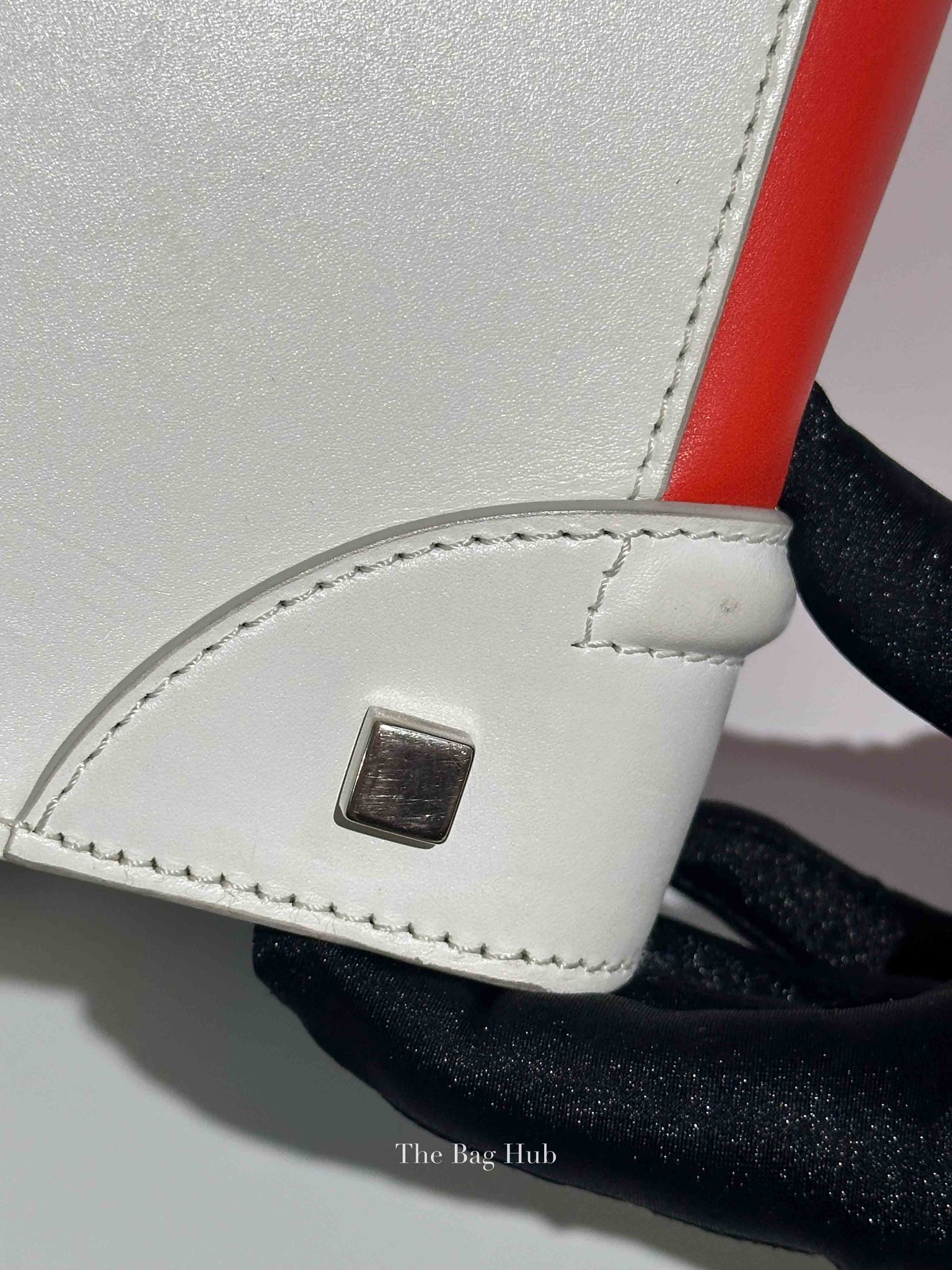 Celine Tri-Color Drummed Calfskin Mini Luggage Tote Bag