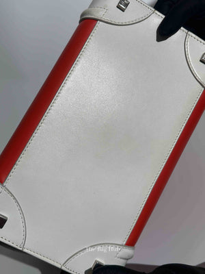 Celine Tri-Color Drummed Calfskin Mini Luggage Tote Bag