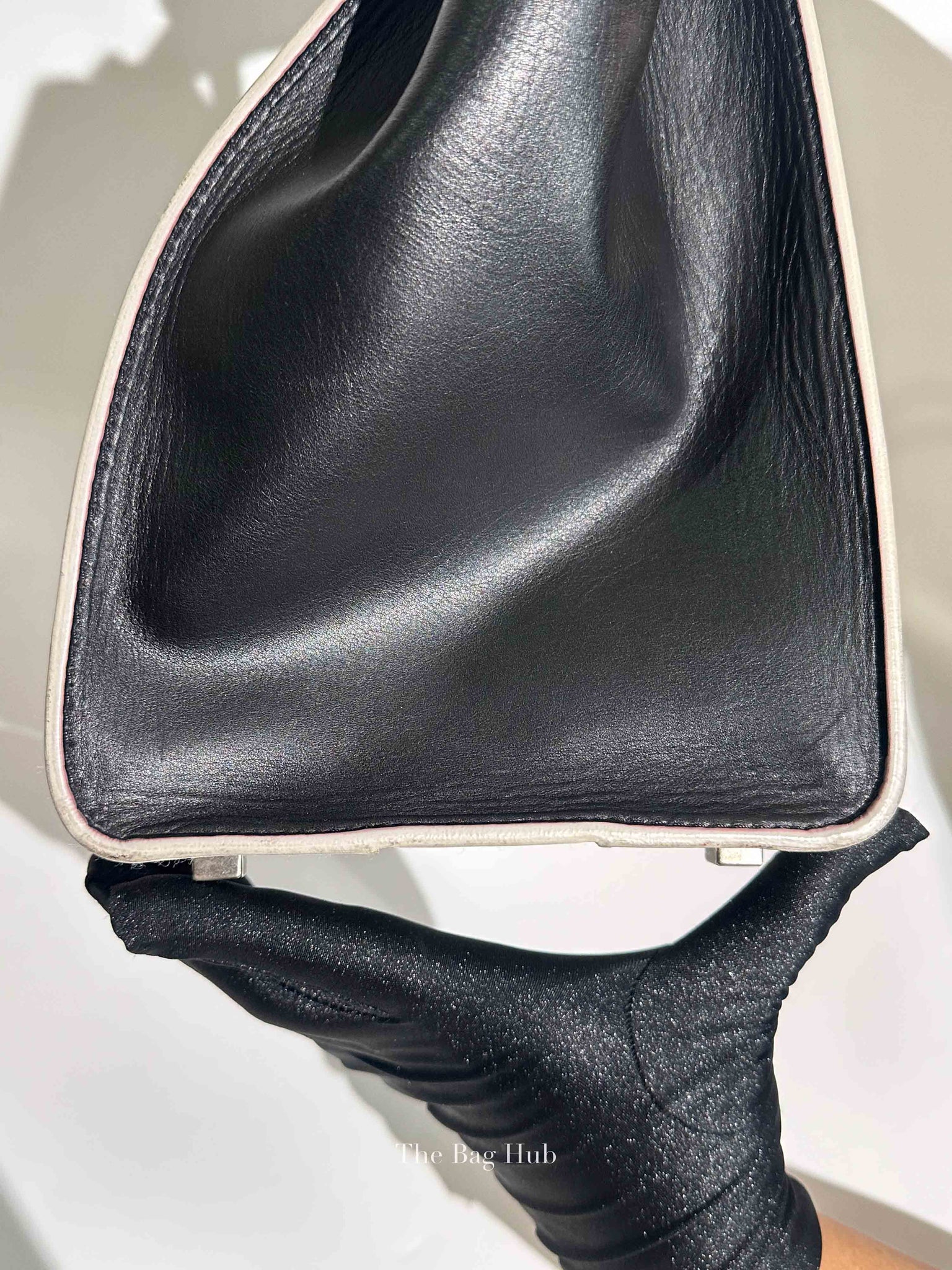 Celine Tri-Color Drummed Calfskin Mini Luggage Tote Bag