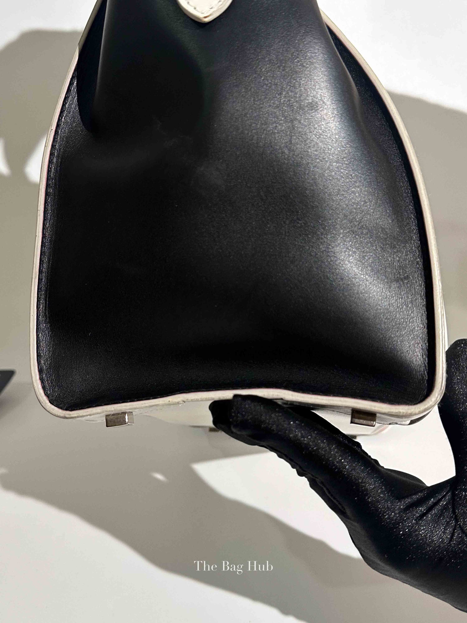 Celine Tri-Color Drummed Calfskin Mini Luggage Tote Bag
