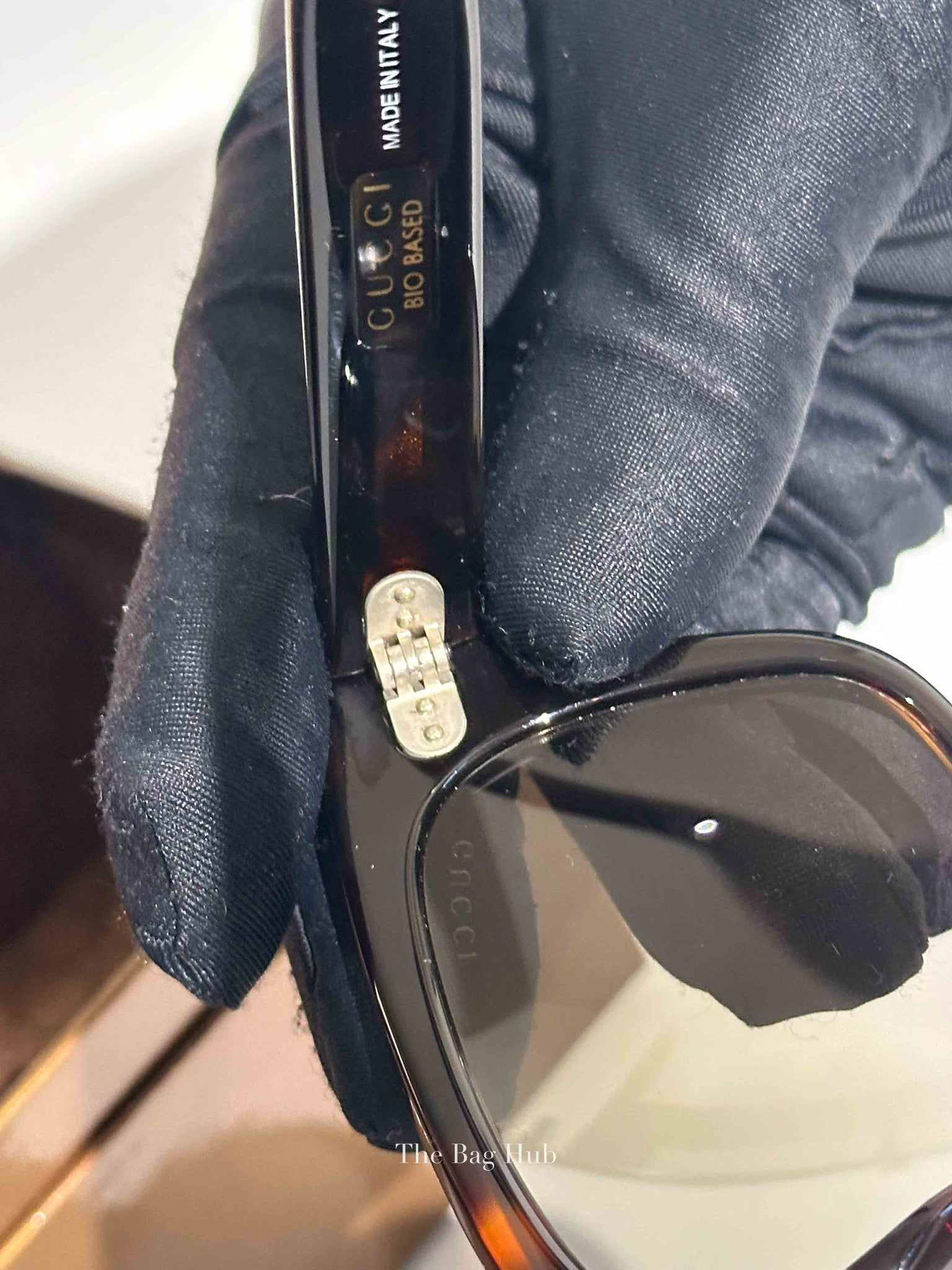 Gucci Tortoiseshell Acetate Square-Frames Sunglasses