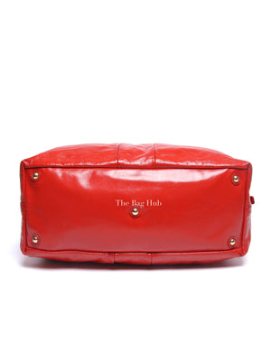Yves Saint Laurent Red Patent Easy Y Bag