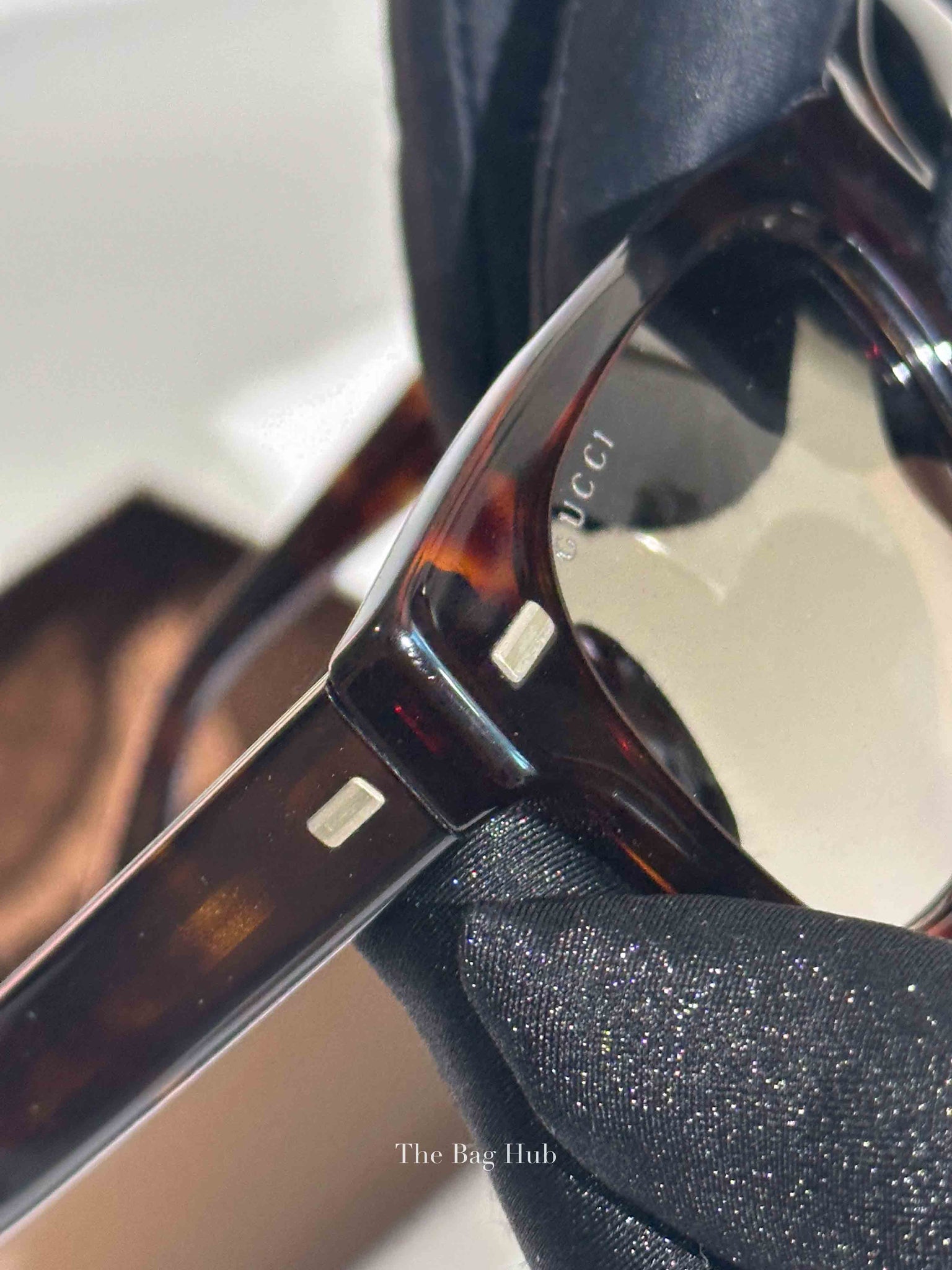 Gucci Tortoiseshell Acetate Square-Frames Sunglasses