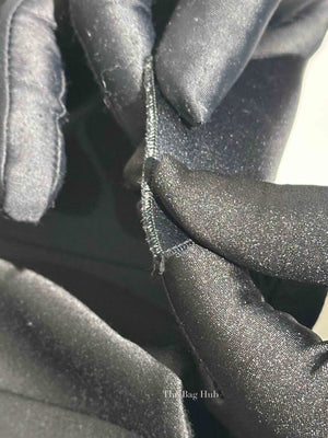 Valentino Black Wool Ruffle Front Detail Stand Collar Jacket Size 4