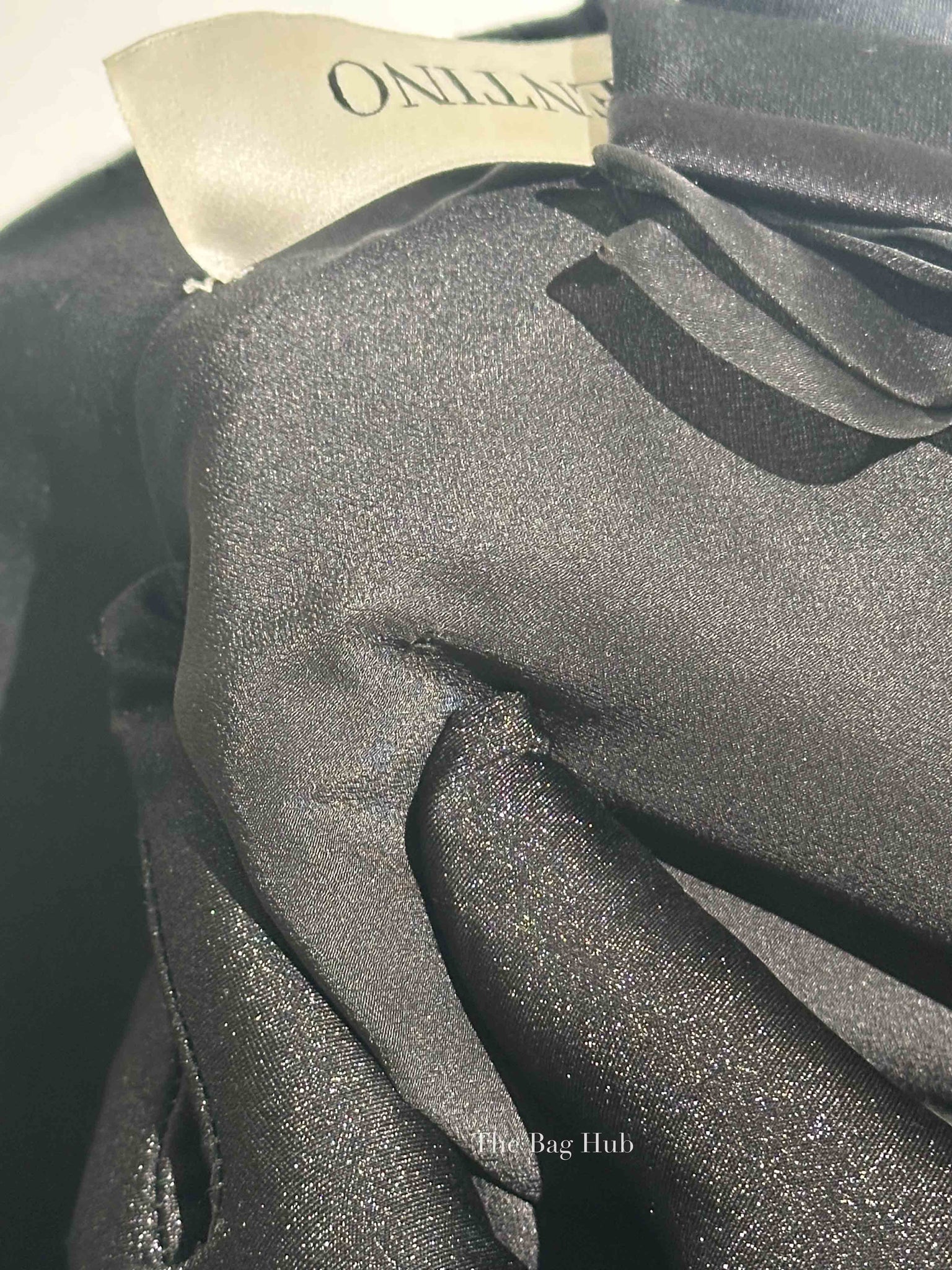 Valentino Black Wool Ruffle Front Detail Stand Collar Jacket Size 4