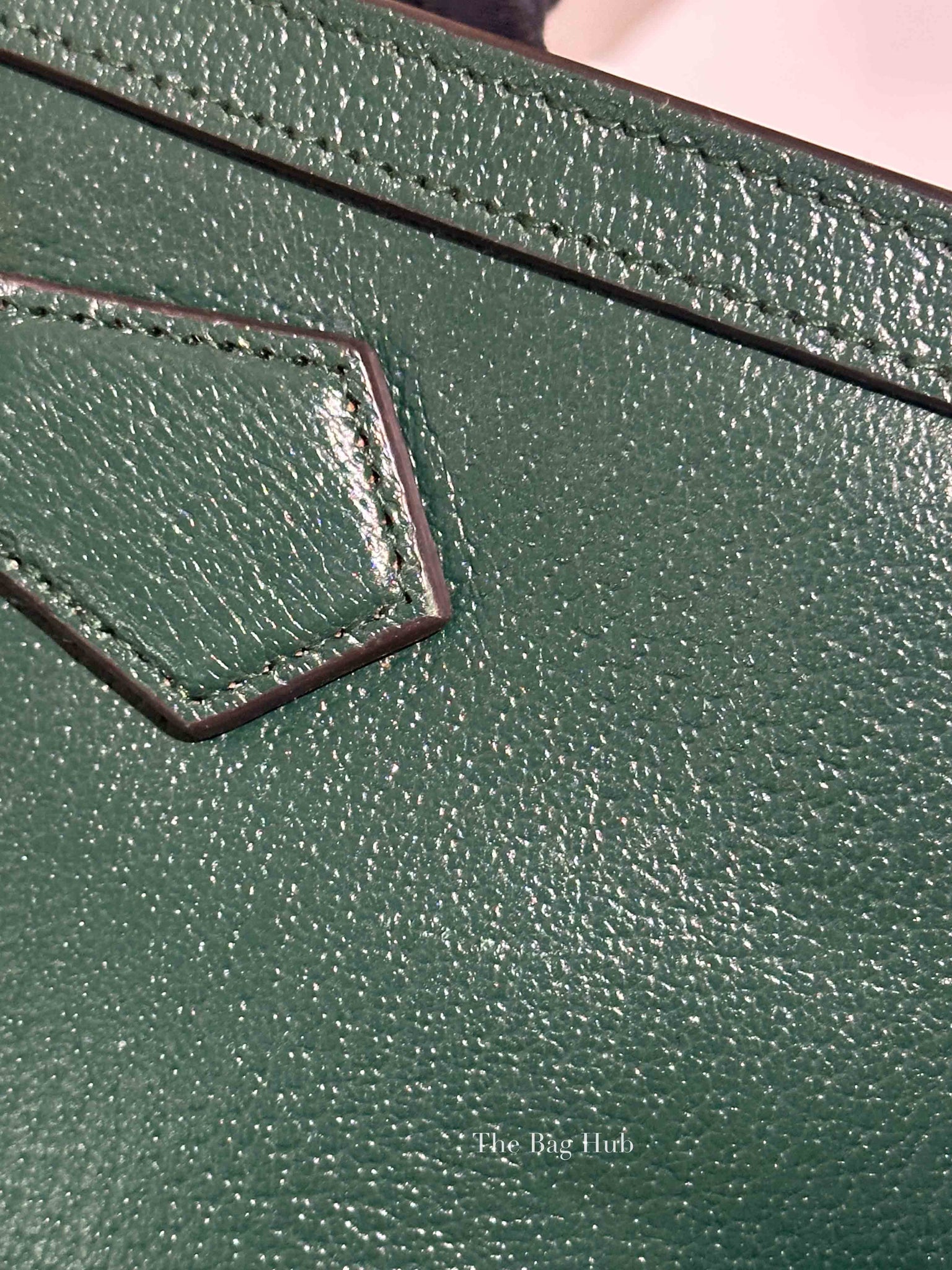 Gucci Green Leather Diana Small Tote Bag