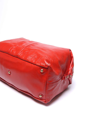 Yves Saint Laurent Red Patent Easy Y Bag