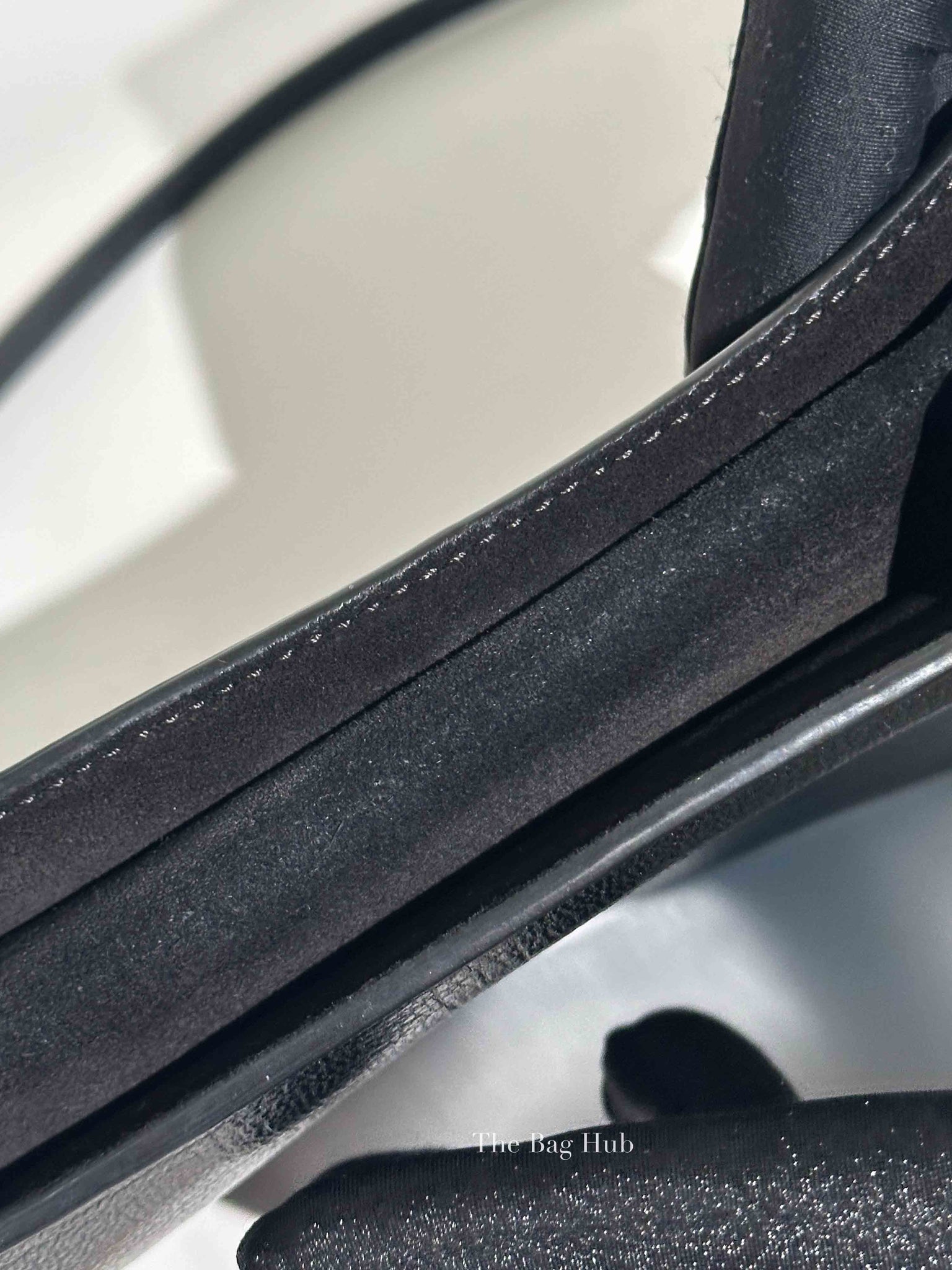 Givenchy Black Goatskin Suede Cross 3 Crossbody Bag