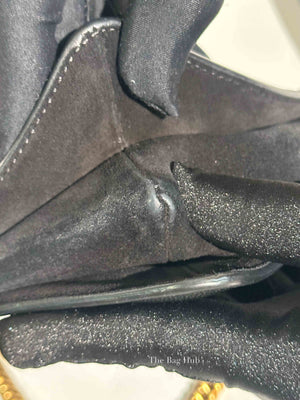 Givenchy Black Goatskin Suede Cross 3 Crossbody Bag