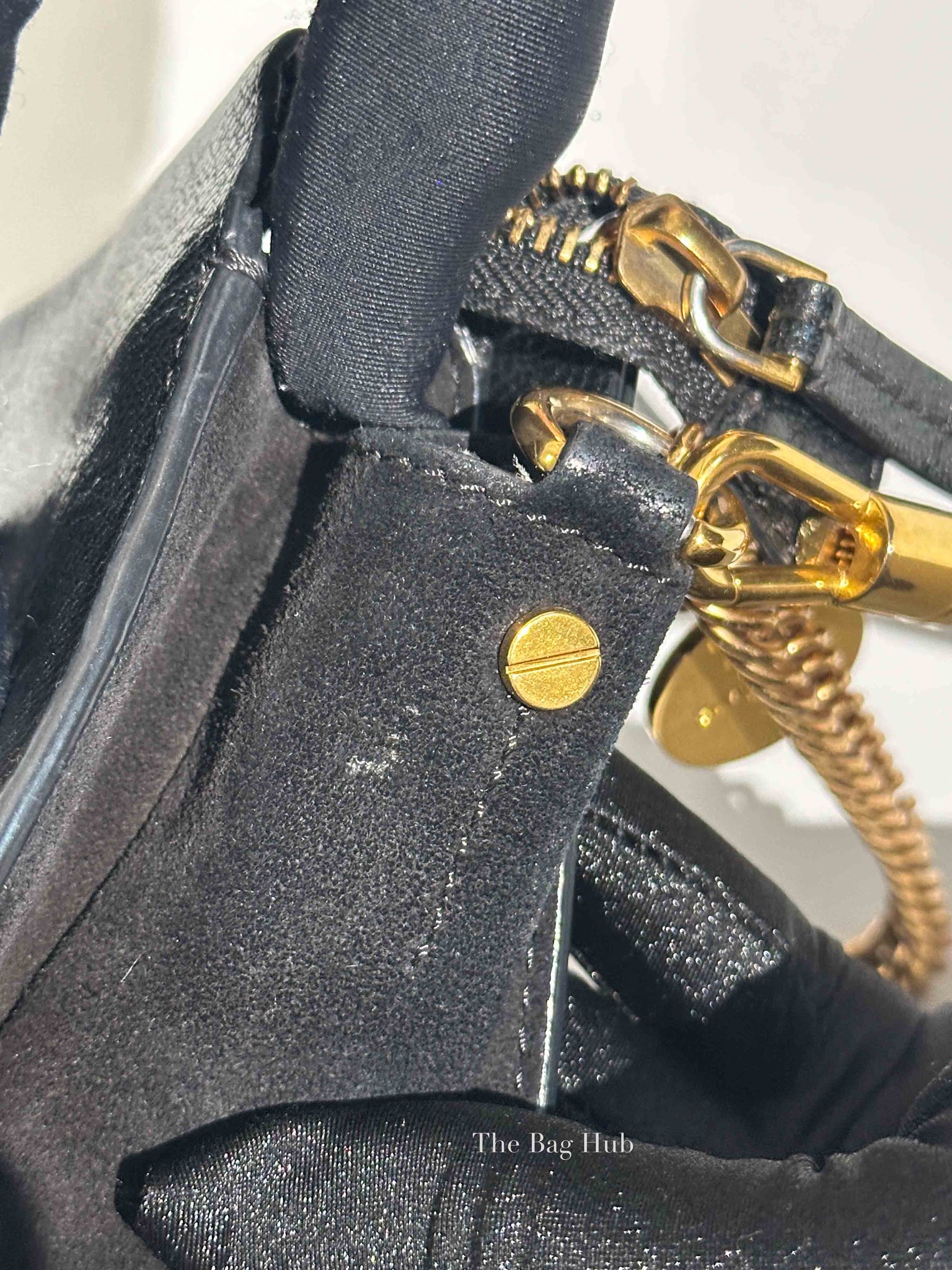 Givenchy Black Goatskin Suede Cross 3 Crossbody Bag