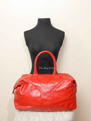 Yves Saint Laurent Red Patent Easy Y Bag