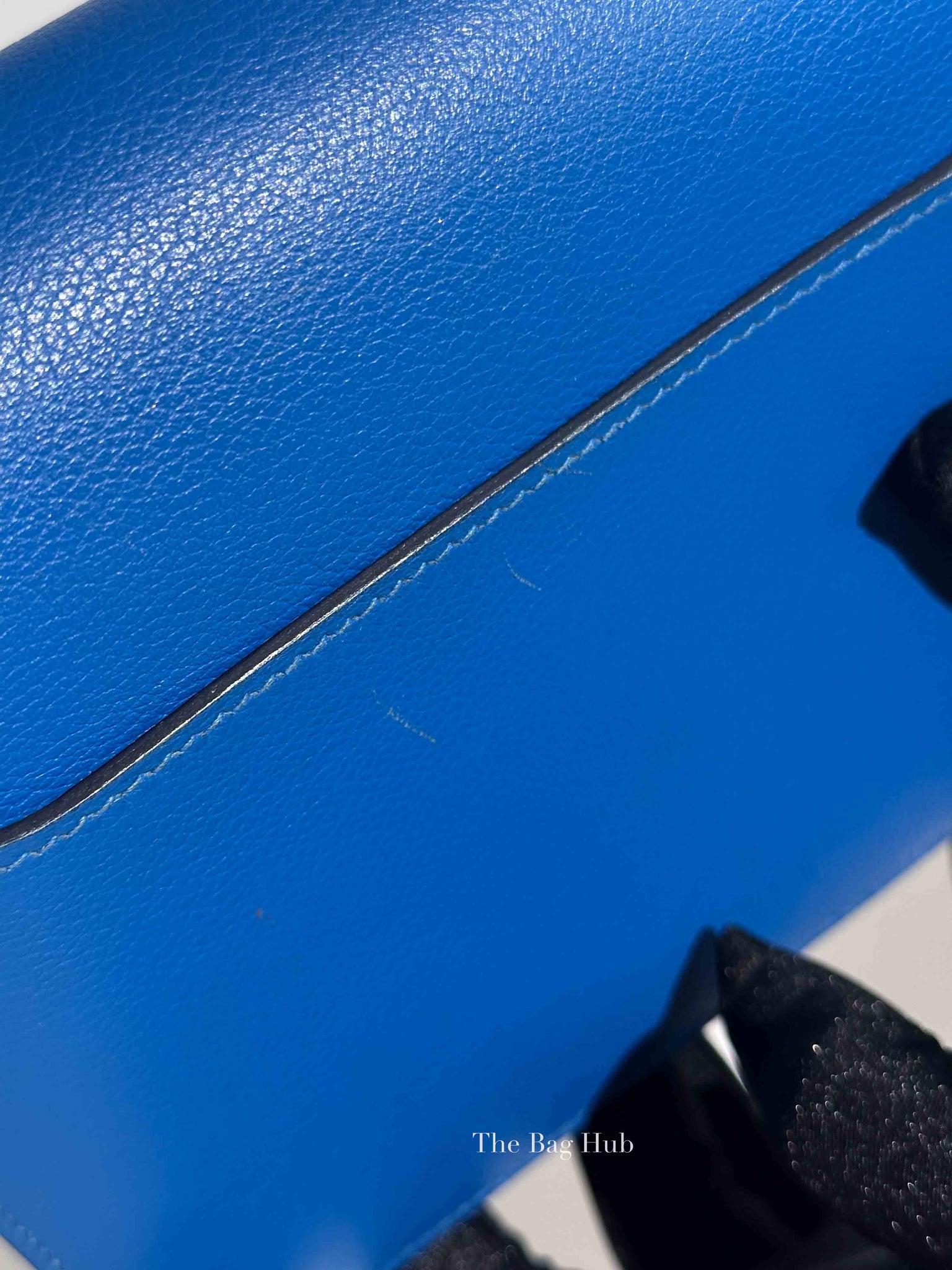 Hermes Bleu Zellige Evercolor Mini Sac Roulis Bag PHW