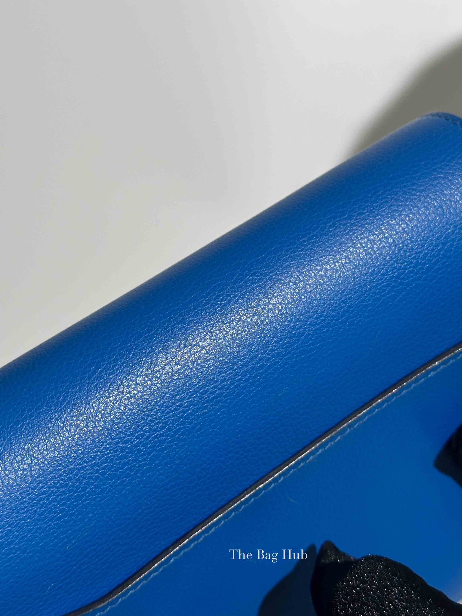 Hermes Bleu Zellige Evercolor Mini Sac Roulis Bag PHW