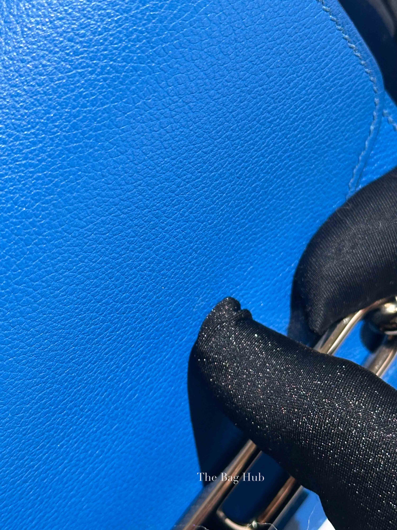 Hermes Bleu Zellige Evercolor Mini Sac Roulis Bag PHW
