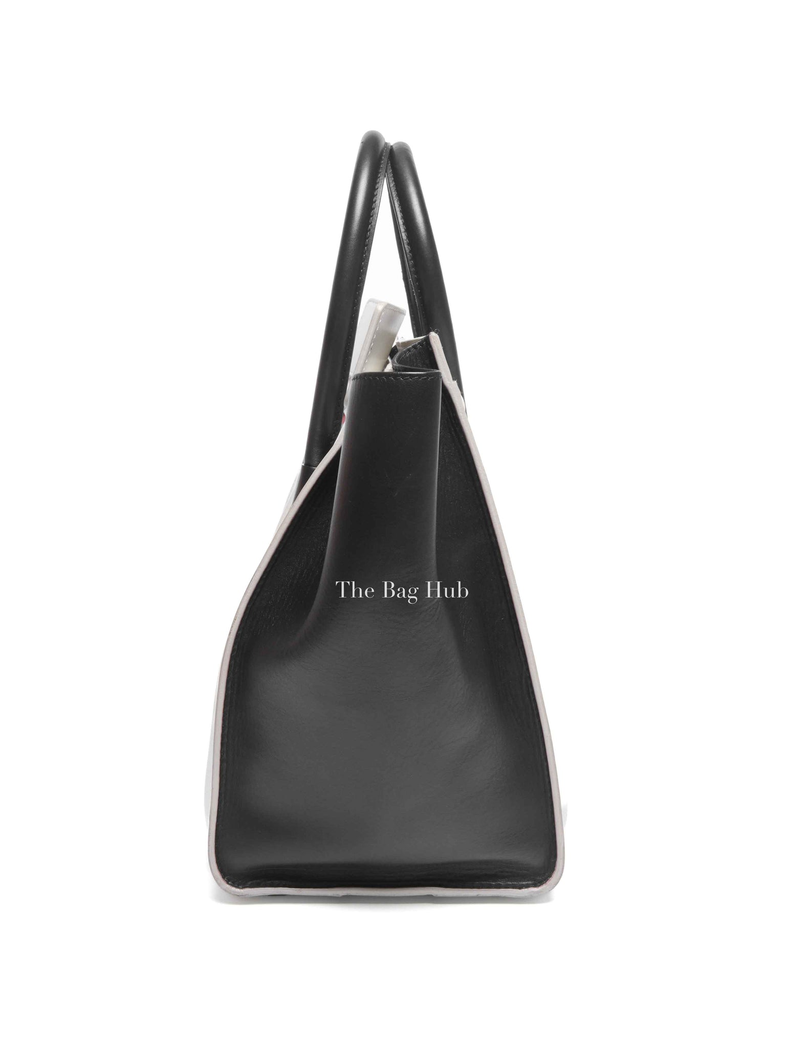 Celine Tri-Color Drummed Calfskin Mini Luggage Tote Bag