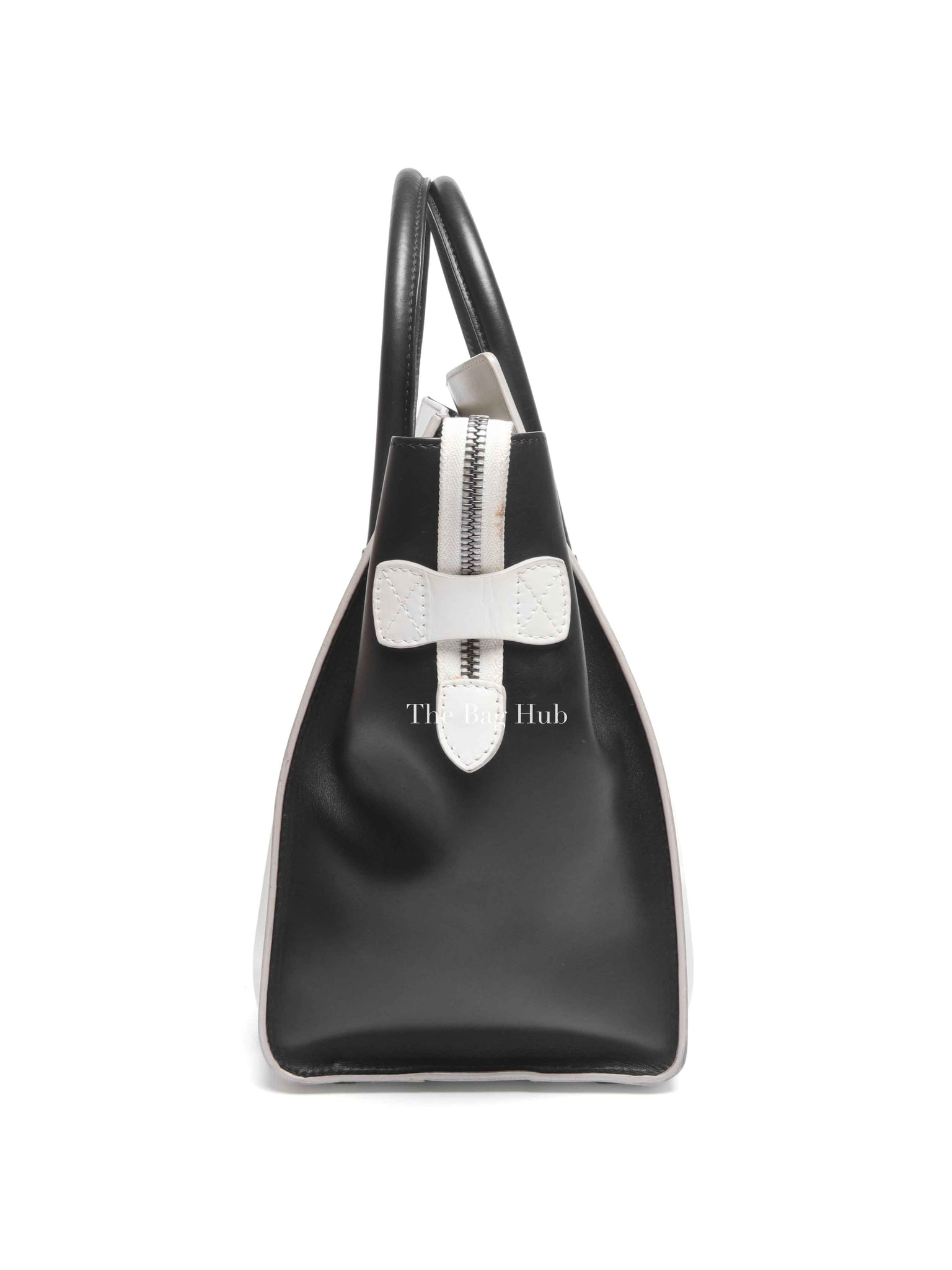 Celine Tri-Color Drummed Calfskin Mini Luggage Tote Bag